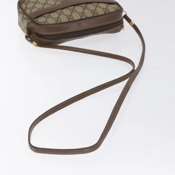 GUCCI GG Supreme Shoulder Bag PVC Beige Gold 007 115 6423 Auth BA3357 - Picture 8 of 16